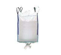 Mobil Plastic Big Bag U-Panel, 100 L x 100 P x 200 H cm, SWL 1500 Kg, SF 5:1, Caramella/Valvola