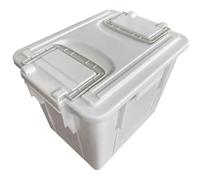 MobilPlastic - 143-20-BIM - Contenitore Foodbox con coperchio - 38x28x30 cm - 20 L - PPL riciclabile - bianco - Mobil Plastic - 86752 - Conf. da 1 Pz. - 143-20-BIM