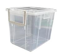Mobil Plastic - Cassa Alimentare 20 Litri con Coperchio - Food Box, Plastica per Alimenti, Impilabile, Trasparente