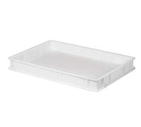 Mobil Plastic cassa alimentare chiusa 60x40 h. 7 sovrapponibile - Bianco