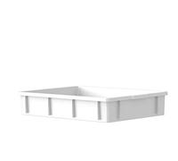 Mobil Plastic cassa chiusa sovrapponibile per alimenti modello "Light Box" 25 litri - Bianco neutro