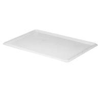 Coperchio per cassa alimentare Europa - 60 x 40 x 2 cm - PP - neutro - Mobil Pla