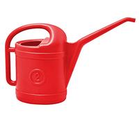 Mobil Plastic Innaffiatoio in plastica Rosso con riserva d'Acqua 2 Litri