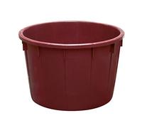 Mobil Plastic, Mastello alimentare 225 litri in plastica resistente, Per vendemmia, alimenti e liquidi, Color vinaccia