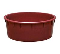 Mobil Plastic | Mastello basso alimentare 110 litri in plastica resistente | Per vendemmia, alimenti e liquidi | Color vinaccia