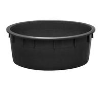 Mobil Plastic - Mastello in plastica 110 litri nero | Contenitore industriale to