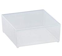 Mobil Plastic Vaschetta plastica milleusi M8 trasparente per cassettiera MOPLA
