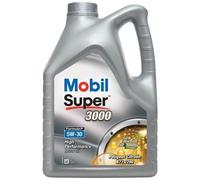 MOBIL - Scatola metallica Super 3000 Formula-P 5W-30 5L Olio motore ad alte prestazioni