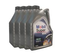 MOBIL Super 1000 X1 15W-40 Olio Motore VW 50101 50500, MB 229.1, Api Cf, 4x5 Lt.