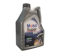 MOBIL Super 1000 X1 15W-40 Olio Motore VW 50101 50500, MB 229.1, Api Cf, 4x5 Lt.