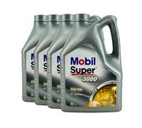 MOBIL Super 3000 X1 5W-40 Olio Motore VW 50200, Renault RN0700 RN0710, 4x5 Litri