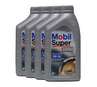 MOBIL Super 3000 X1 Formula Fe 5W-30 Olio Motore Ford WSS-M2C913-D, 4x1 Litro