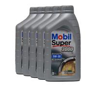 MOBIL Super 3000 X1 Formula Fe 5W-30 Olio Motore Ford WSS-M2C913-D, 5x1 Litro
