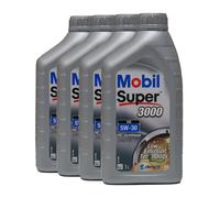 MOBIL Super 3000 Xe 5W-30 Olio MB 229.31, 229.51, 229.52, dexos2, 4x1 Litro
