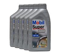 MOBIL Super 3000 Xe 5W-30 Olio MB 229.31, 229.51, 229.52, dexos2, 5x1 Litro