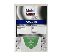 Mobil Super 3000 XE 5W-30 Olio Motore HC Sintetico, 20 Liter