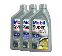 MOBIL Super 3000 XE1 5W-30 Olio Motore BMW Longlife-04, MB 229.52,3x1 Litro