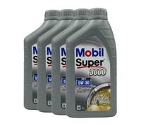 MOBIL Super 3000 XE1 5W-30 Olio Motore BMW Longlife-04, MB 229.52,3x1 Litro