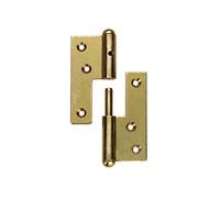 Mobila DY2006531 Cerniera sfilabile Destra 100 mm, zincata Gialla, 1 pz