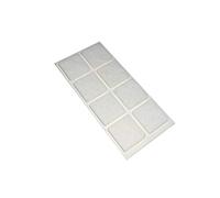 MOBILA Feltrini adesivi quadrati 25 x 25 mm. - bianco - 8 pz.