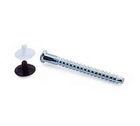 MOBILA Masidef Esagono Testa Connessione Viti con Tappi 16-Pezzi, 5 mm Diametro x 50 mm Taglia
