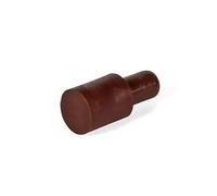 MOBILA Masidef Nylon Mensolina Supporta 16-Pezzi, 5 mm x 8 mm Taglia, Marrone