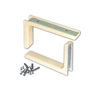 MOBILA Masidef Reggimensole con Copertura Plastica 2-Pezzi, 145 mm x 240 mm Taglia, Bianca