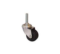 MOBILA Masidef Ruota Piroettante Nylon e Gomma, M8 Filettatura x 41 mm Diametro