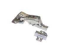 MOBILA R09020 Cerniere, Apertura 180°, Collo Basso, 2 pz, Grigio, 2 unità