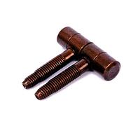 MOBILA RS00107 Cerniere per infissi ANUBA, Ferro bronzato, Ø 9 mm, 2 Pezzi, 2 unità