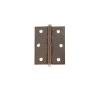 MOBILA RS00276 Cerniere con Spina a levare, Ferro bronzato, 50x60 mm, 2 Pezzi, Bronzo, 50 x 60 mm, 2 unità