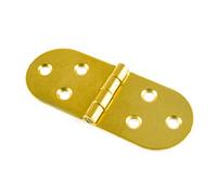 Mobila RS00304 Cerniere a Biscotto, in Ferro ottonato, 30 x 80 mm, 2 Pezzi, Grigio, 2 unità