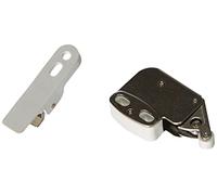 Mobila RS01108, Chiusura a cricchetto per ante, Apertura a Scatto Premi-Apri, Acciaio nichelato, 1 Pezzo