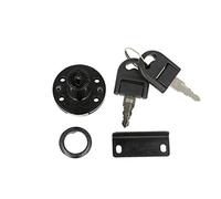 Mobila RS01252 Serratura a Cilindro per cassetti, Lunghezza 20 mm, Diametro 16,5 mm, Colore Nero, 2 Pezzi