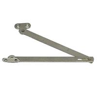 Mobila RS01324 Aste snodate per cavalletti con Fermo, Adattabile Sia Destra Sia Sinistra, Ferro ottonato, 250 mm, 2 unità