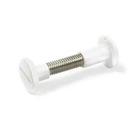Mobila RS01514 Reggipiani con Perno, in plastica Bianca, Ø 5 mm, 16 Pezzi, unità