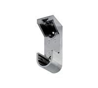 Mobila RS01762 - Supporti laterali per tubo ovale in plastica, colore cromato, 2 pezzi