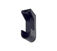 Mobila RS01763 - Supporti laterali per tubo ovale, in plastica, nero, 2 pezzi