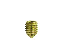 Mobila RS02170 Grani per Fissaggio Maniglia, 5 x 8 mm, in Ferro zincato Giallo, 10 Pezzi, unità