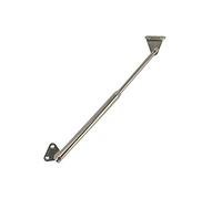 MOBILA Supporto per Ante a Ribalta Pensili Panche Baule in Acciaio Ottonato Dorato, Braccio Snodato, Misura 250 mm Viti Inlcuse