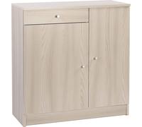 Mobile 2 Ante 1 Cassetto 77x80x34 cm Olmo Chiaro