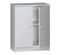 Mobile 2 Ante 62x80x34 cm Bianco Lisco