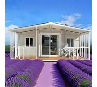 Mobile 20ft 30ft 40ft espandibile Container House 2 3 camere da letto con cucina e bagno Casa piccola prefabbricata moderna A-Frame per soggiorno in appartamento, resort o fuga panoramica