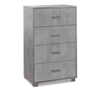 Mobile 4 Cassetti 70x112x41 cm Cemento