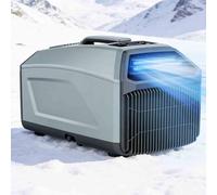 Mobile Ac Unit with Dual Hose, Tent Air Conditioner, Portable Camping Ac Unit, 3-In-1 Cooling Dehumidifier & Fan, 3 Speeds, for Van Life, RV, Truck Cabins(1300W)