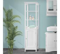 Mobile alto bagno armadietto a colonna armadio da terra salvaspazio 40x160x32 cm