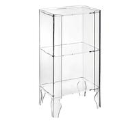 Mobile alto NAIF 2 - 49x36h90 cm Bookcase Struttura in metacrilato spessore 8 mm Portata max: 30 kg Trasparente Ripiani trasparenti trasparente