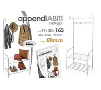 MOBILE APPENDIABITI INGRESSO APPENDIABITO ORGANIZER ABITI SCAFFALE h1655730 cm