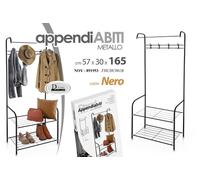 MOBILE APPENDIABITI INGRESSO APPENDIABITO ORGANIZER ABITI SCAFFALE h1655730 cm