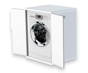 Mobile armadietto in resina a 2 ante copri lavatrice 68,5x64,5x88h cm